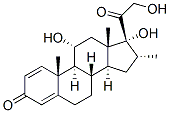 11Alpha,17,21-trihydroxy-16alpha-methylpregna-1,4-diene-3,20-dione Structure,78761-59-8Structure