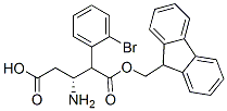 Benzenebutanoic acid, 2-bromo-β-[[(9H-fluoren-9-ylmethoxy)carbonyl]amino]-, (βR)- Structure,788149-96-2Structure