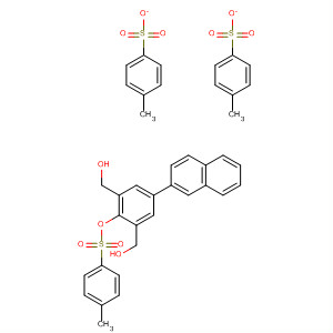 1,3-Benzenedimethanol, 2-[[(4-methylphenyl)sulfonyl]oxy]-5-(2-naphthalenyl)-, 1,3-bis(4-methylbenzenesulfonate) Structure,792959-49-0Structure