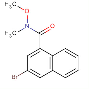 3-Bromo-n-methoxy-n-methyl-1-naphthamide Structure,796112-05-5Structure