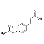 3-(4-Isopropoxyphenyl)propanoic acid Structure,79669-11-7Structure