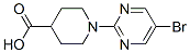 1-(5-Bromopyrimidin-2-yl)piperidine-4-carboxylicacid Structure,799283-92-4Structure