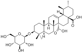 3-O-beta-D-葡糖苷雞納酸酯結(jié)構(gòu)式_79955-41-2結(jié)構(gòu)式