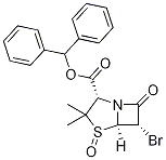 4-硫雜-1-氮雜雙環(huán)[3.2.0]庚烷-2-羧酸, 6-溴-3,3-二甲基-7-氧代-, 二苯基甲酯, 4-氧化物, (2S,5R,6S)-結(jié)構(gòu)式_80353-26-0結(jié)構(gòu)式