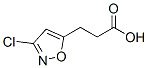 3-Chloro-5-isoxazolepropanoic acid Structure,80403-82-3Structure