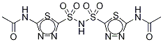 Bis[5-(acetylamino)-1,3,4-thiadiazole-2-sulfonyl]amine Structure,80495-47-2Structure