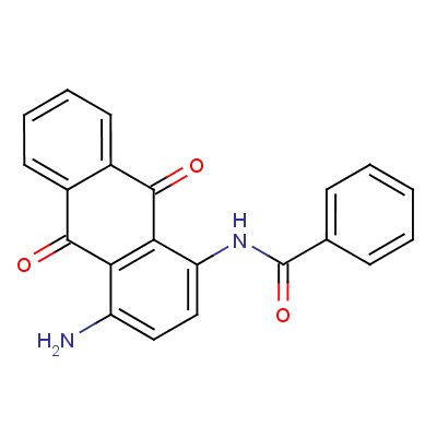 1-Amino-4-benzamidoanthraquinone Structure,81-46-9Structure