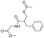 N-[2-[(acetylthio)methyl]-1-oxo-3-phenylpropyl]glycine methyl ester Structure,81110-05-6Structure