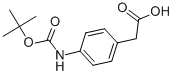 Boc-4-aminophenylacetic acid Structure,81196-09-0Structure