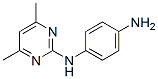 2-[N-(4-Aminophenyl)amino]-4,6-dimethylpyrimidine Structure,81261-93-0Structure