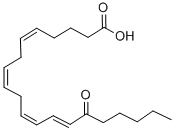 15-Oxo-5,8,11-cis-13-trans-eicosatetraenoic acid Structure,81416-72-0Structure