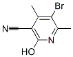 5-Bromo-2-hydroxy-4,6-dimethyl-nicotinonitrile Structure,814262-90-3Structure