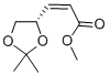 Methyl (s)-(+)-3-(2,2-dimethyl-1,3-dioxolan-4-yl)-cis-2-propenoate Structure,81703-94-8Structure