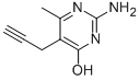 2-Amino-6-methyl-5-(2-propynyl)-4(1H)-pyrimidinone Structure,81887-01-6Structure