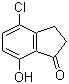 4-Chloro-2,3-dihydro-7-hydroxyinden-1-one Structure,81945-10-0Structure