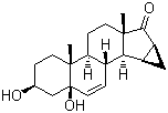 (3b,5b,15a,16a)-15,16-Dihydro-3,5-dihydroxy-3’H-cycloprop[15,16]androsta-6,15-dien-17-one Structure,82543-15-5Structure