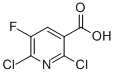 2,6-Dichloro-5-fluoronicotinic acid Structure,82671-06-5Structure