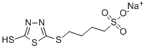 4-[(4,5-Dihydro-5-thioxo-1,3,4-thiadiazol-2-yl)thio]-1-butanesulfonic acid monosodium salt Structure,82911-32-8Structure