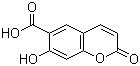 7-Hydroxycoumarin-6-carboxylic acid Structure,833-52-3Structure