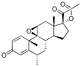 (9Beta,11beta)-epoxy fluorometholone acetate Structure,83873-17-0Structure