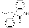 2,2-Diphenylpentanoic acid Structure,841-32-7Structure