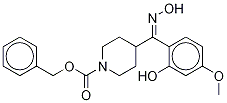 (Z)-2-(5-甲氧基)苯酚 4-(n-芐氧基羰基)哌啶基-甲酮肟結(jié)構(gòu)式_84163-00-8結(jié)構(gòu)式