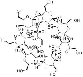 Mono-2-O-(p-toluenesulfonyl)-β-cyclodextrin Structure,84216-71-7Structure