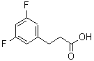 3-(3,5-Difluorophenyl)propanoic acid Structure,84315-24-2Structure