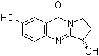 (S)-2,3-二氫-3,7-二羥基吡咯并[2,1-B]喹唑啉-9(1H)-酮結(jié)構(gòu)式_84847-50-7結(jié)構(gòu)式