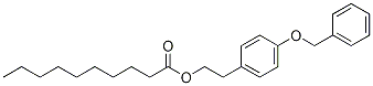 Decanoic acid, 2-[4-(phenylmethoxy)phenyl]ethyl ester Structure,848484-93-5Structure