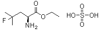 (S)-ethyl 2-amino-4-fluoro-4-methylpentanoate sulfate Structure,848949-85-9Structure