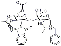 2-(乙酰基氨基)-2-脫氧-3-O-[3,4,6-三-O-乙?；?2-脫氧-2-鄰苯二甲酰亞氨基-β-D-吡喃葡萄糖]-α-D-半乳糖吡喃糖苷芐酯結(jié)構(gòu)式_85069-37-0結(jié)構(gòu)式