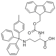 Fmoc-dab(mtt)-oh結(jié)構(gòu)式_851392-68-2結(jié)構(gòu)式