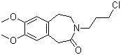 3-(3-Chloropropyl)-7,8-dimethoxy-2,3,4,5-tetrahydro-1h-3-benzazepin-2-one Structure,85175-65-1Structure