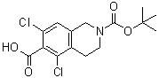 -(Tert-butoxycarbonyl)-5,7-dichloro-1,2,3,4-t.. Structure,851784-82-2Structure