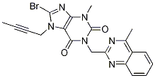 8-Bromo-7-but-2-ynyl-3-methyl-1-(4-methyl-quinazolin-2-ylmethyl)-3,7-dihydro-purine-2,6-dione Structure,853029-57-9Structure