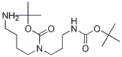 N-(4-氨基丁基)-N-[3-[[(1,1-二甲基乙氧基)羰基]氨基]丙基]氨基甲酸1,1-二甲基乙酯結構式_85503-20-4結構式