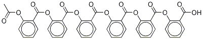 2-[[2-[[2-(乙?；趸?苯甲?；鵠氧基]苯甲?；鵠氧基]苯甲酸 2-[[2-[(2-羧基苯氧基)羰基]苯氧基]羰基]苯酯結(jié)構(gòu)式_85531-20-0結(jié)構(gòu)式