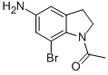 1-Acetyl-7-bromoindolin-5-amine Structure,858193-23-4Structure