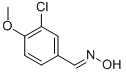 3-Chloro-4-methoxybenzenecarbaldehyde oxime Structure,861207-68-3Structure