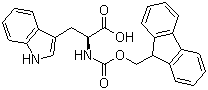 Fmoc-D-色氨酸結構式_86123-11-7結構式