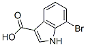 7-Bromo-1H-indole-3-carboxylic acid Structure,86153-25-5Structure