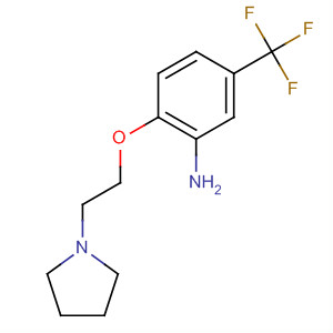 2-(2-(Pyrrolidin-1-yl)ethoxy)-5-(trifluoromethyl)benzenamine Structure,862873-91-4Structure