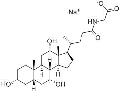 Glycocholic Acid Sodium Salt Structure,863-57-0Structure