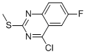 Quinazoline,4-chloro-6-fluoro-2-(methylthio)- Structure,864293-08-3Structure