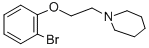 1-[2-(2-Bromophenoxy)ethyl]-piperidine Structure,864424-01-1Structure