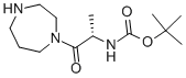 (S)-(2-[1,4]二氮雜環(huán)庚烷-1-基-1-甲基-2-氧代-乙基)-氨基甲酸叔丁酯結構式_864754-27-8結構式