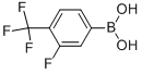 3-Fluoro-4-(trifluoromethyl)phenylboronic acid Structure,864759-68-2Structure