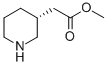 3-Piperidineacetic acid, methyl ester,(3R)- Structure,865234-86-2Structure