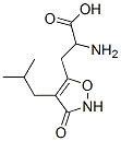 -alpha--氨基-2,3-二氫-4-(2-甲基丙基)-3-氧代-5-異噁唑丙酸結(jié)構(gòu)式_865792-24-1結(jié)構(gòu)式